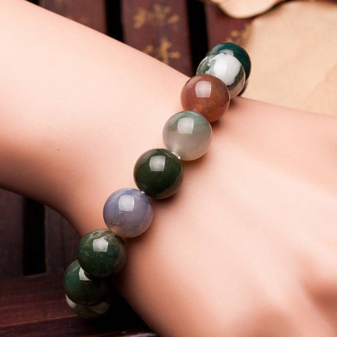 Natural Indian Agate Bracelet