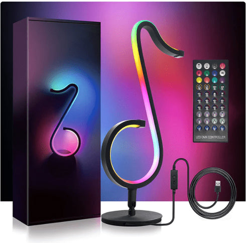 TikTok Wall/Floor Lamp With Rhythm Sensor And Remote Control