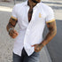 Men's Shirt Casual Slim Short Sleeve