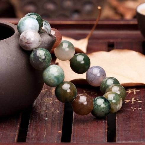 Natural Indian Agate Bracelet