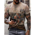 Men's Trendy Breathable Pullover Top Round Neck Short Sleeve