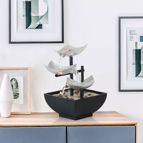 New Home Decoration Flowing Water Ornaments Desktop Fountain