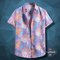 Spring And Summer Men's Beach Flower Hawaiian Shirt