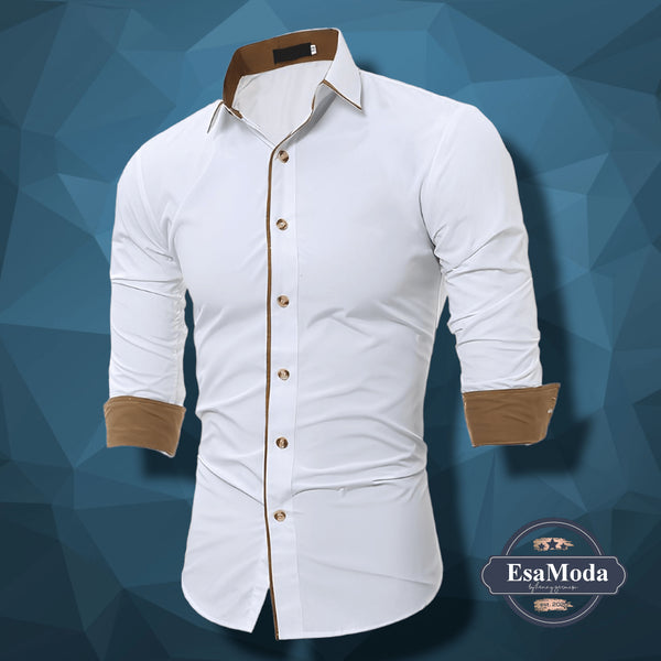 Men Casual Slim Fit Shirt EsaModa®