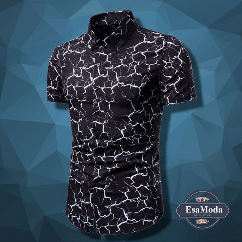 Men's Short-sleeved Shirt Printing EsaModa®