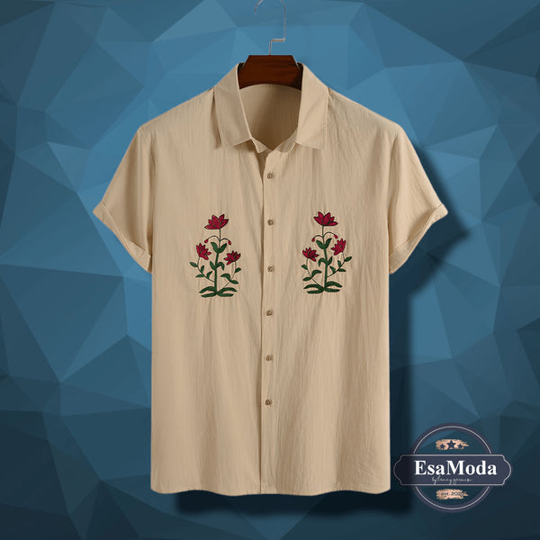 Men's Casual Short Sleeved Shirt