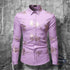 Men's bronzing long-sleeved shirt