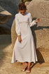 Floral Puff Sleeve Flounce Dress