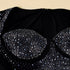 Diamond Inlaid Long Sleeve Nightclub Dress