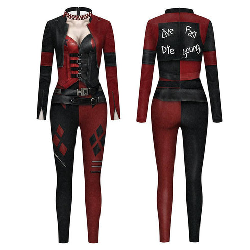 Holloween Women's Jumpsuit Printed Slimming Skinny Jumpsuit Women