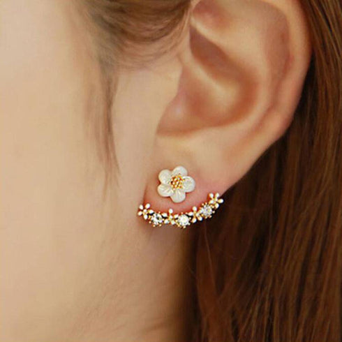 Fashion Small Daisy Flower Chrysanthemum Earrings