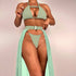Women's Fashion Casual Solid Color Split Three-piece Suit