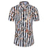 Men's Ethnic Style Floral Casual Men's Short Shirt