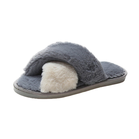 Furry Slippers New Autumn And Winter Indoor
