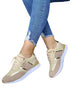 Women's Oversized Thick Soled Color-blocking Casual Low-top Sneakers