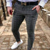Men's Plaid Striped Casual Pants