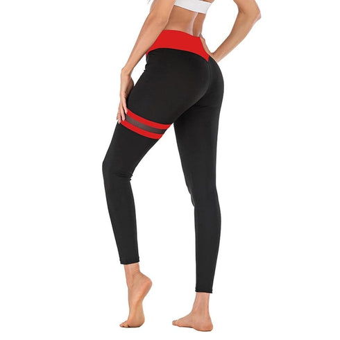 Women's Double Ring Contrast High Stretch Leggings