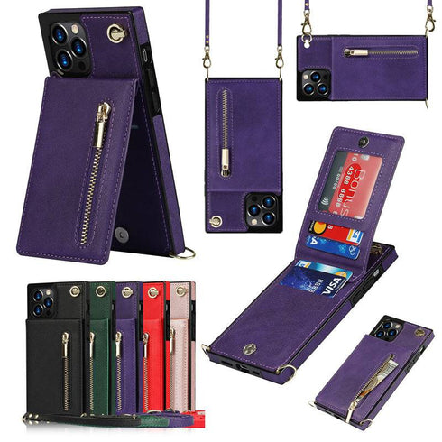 Mobile Phone Case Leather Messenger Protective Cover