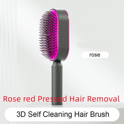 Hair Brush One-key Cleaning Hair Loss Airbag Massage Scalp Comb Anti-Static