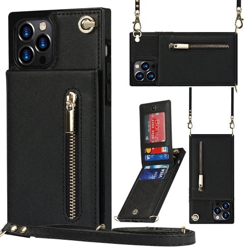 Mobile Phone Case Leather Messenger Protective Cover