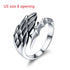 Vintage Thai Silver Male Indian Feather Arrow Ring