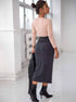 Solid Color Long Sleeve V-neck Slim Knit