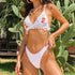 Ladies Floral Sling Split Swimsuit Bikini