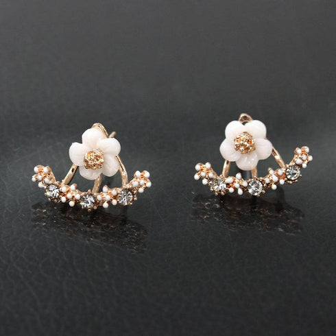 Fashion Small Daisy Flower Chrysanthemum Earrings