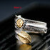 Vintage Thai Silver Male Indian Feather Arrow Ring
